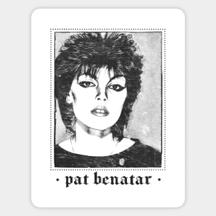 Pat Benatar / Retro 80s Style Fan Design Sticker